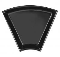Тарелка черная сегмент плоская RAK Porcelain «B.Concept», 30x26 см