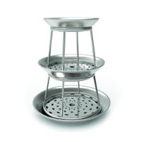Станция для подачи морепродуктов 3-х ярусная 40*40*50 см  P.L.--Hotelware