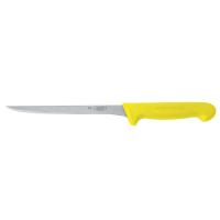 Нож PRO-Line филейный 20 см, желтая пластиковая ручка, P.L. Proff Cuisine