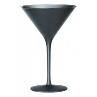 Бокал для мартини и коктейлей черно-серебристый Stolzle «Olympic», 240 мл