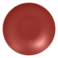 Тарелка глубокая "Coupe"  d=30 см., 1.9л, фарфор, NeoFusion Magma(красный), RAK Porcelain