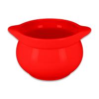 Емкость для запекания  без крышки красная RAK Porcelain «Chefs Fusion Ember», D=10,6 см, 450 мл