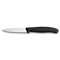 Нож для очистки овощей, 8 см, черный Victorinox в блистере (2шт)