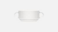 Чашка для крем-супа штабелируемая, с рельефом 0.29л Carat, Bauscher