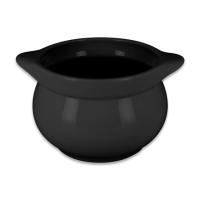 Емкость для запекания без крышки черная RAK Porcelain «Chefs Fusion Volcano», D=10,6 см, 450 мл