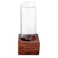 Набор из 1 емкости для подачи в комплекте с деревянным подносом Pordamsa «Blown Glass»,  1x65 мл