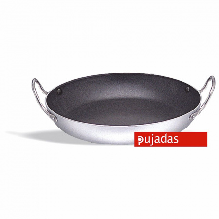 Сковорода для паэльи с двумя ручками d 24 см, h 4,5 см, алюминий с антипригарным покрытием, Pujadas