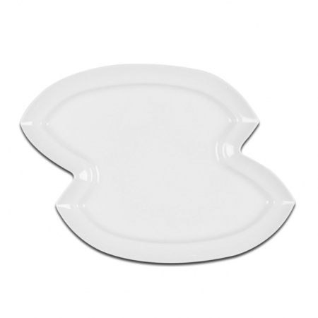 Тарелка двойная для подачи RAK Porcelain «Minimax», 33x27,5 см