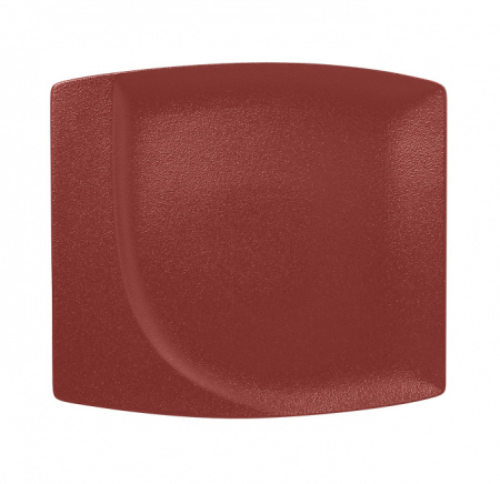 Тарелка прямоугольная плоская RAK Porcelain «NeoFusion Magma», 32x29 см