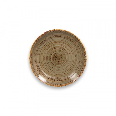 Тарелка "Coupe" круглая плоская Alga RAK Porcelain «TWIRL», D=15 см