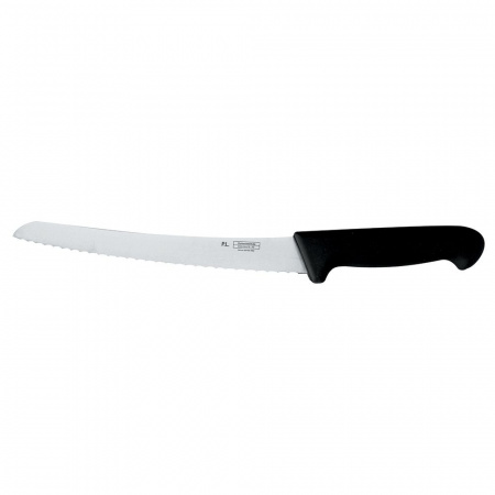 Нож PRO-Line хлебный 25 см, черная пластиковая ручка, P.L. Proff Cuisine