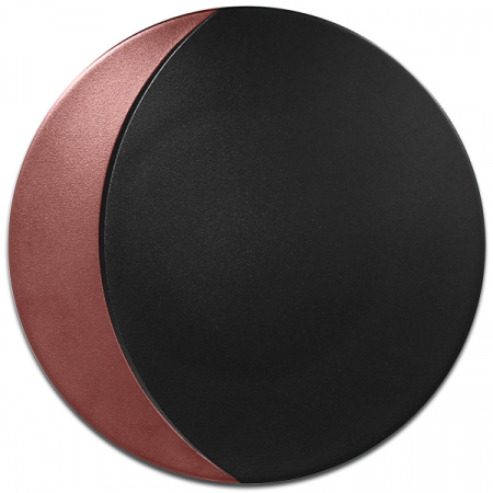 Тарелка круглая плоская с бронзовым бортом RAK Porcelain «Metalfusion», D=31 см
