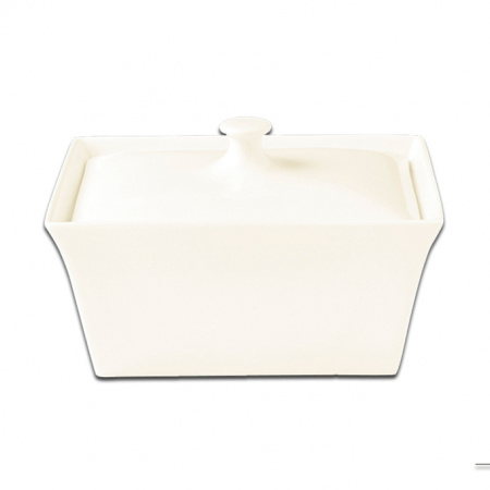 Емкость прямоугольная с крышкой RAK Porcelain «Minimax», 12x9 см