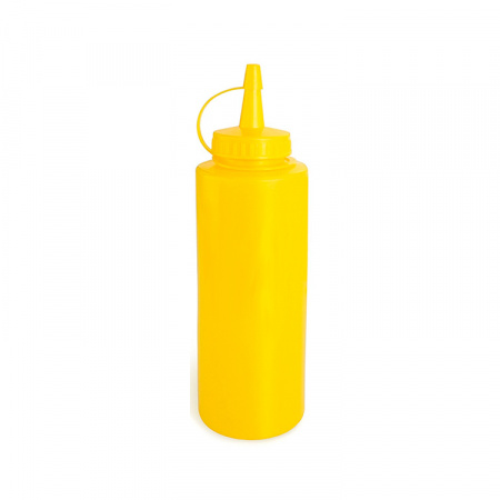 Бутылка для соуса желтая WAS, 450 мл