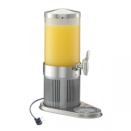 Диспенсер для сока с электрической системой охлаждения и полупрозр.колбой Frilich, 5 л, 23,5x37 см