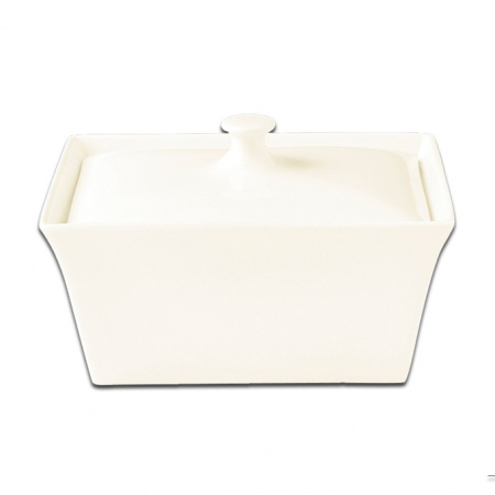 Емкость прямоугольная с крышкой RAK Porcelain «Minimax», 13x10 см