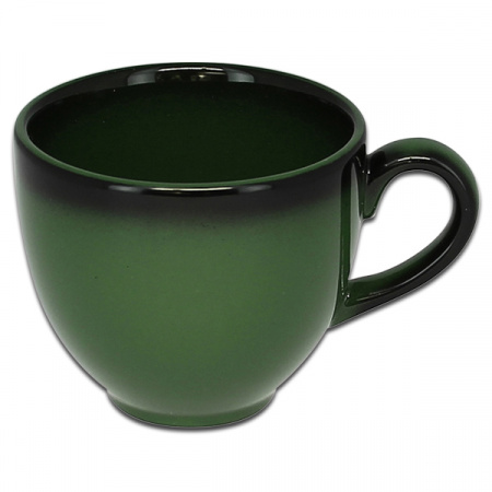 Чашка круглая зеленая RAK Porcelain «Lea», 280 мл