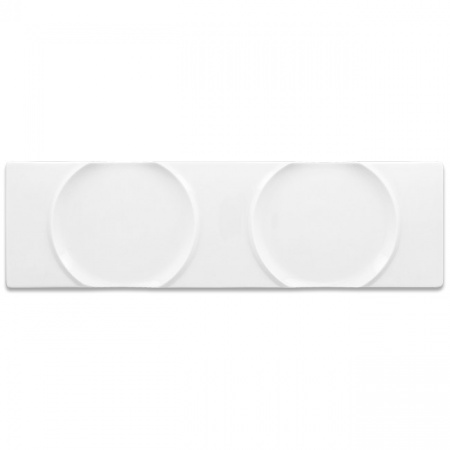 Тарелка прямоугольная плоская RAK Porcelain «Moon», 41x12 см