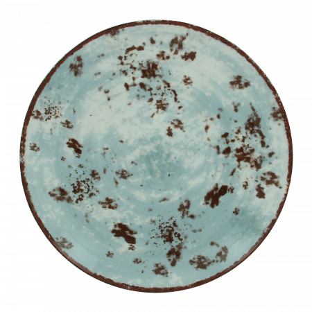 Тарелка плоская d 31 см цвет голубой Peppery, Rak Porcelain, ОАЭ