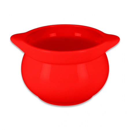 Емкость для запекания  без крышки красная RAK Porcelain «Chefs Fusion Ember», D=10,6 см, 450 мл