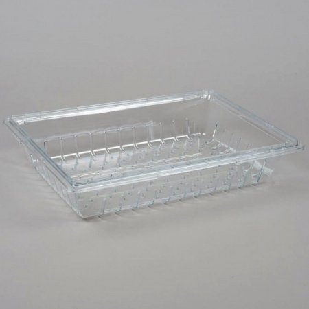 Дуршлаг для ящика для контейнера прозрачный Rubbermaid «ProSave», 45,7x66 см, H=12,5 см