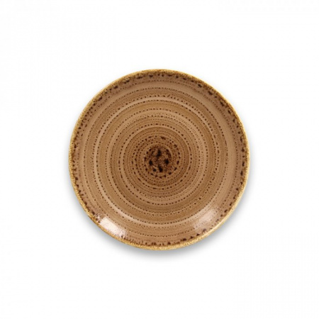 Тарелка "Coupe" круглая плоская Shell RAK Porcelain «TWIRL», D=18 см