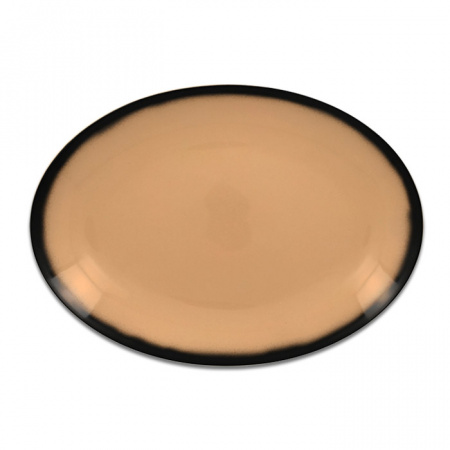 Тарелка овальная плоская бежевая RAK Porcelain «Lea», 26x19 см
