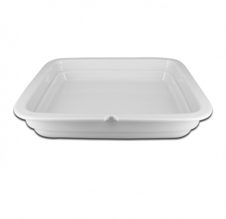 Тарелка прямоугольная 2 секционная RAK Porcelain «Buffet», 35x30 см