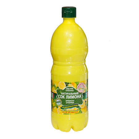 Натуральный сок лимона 1л