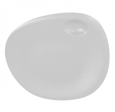 Тарелка «Coupe» овальная с 2 зонами RAK Porcelain «NeoFusion Sand», 31x26,5 см