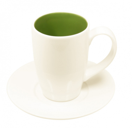 Кружка светло зеленая RAK Porcelain «Samba», 360 мл