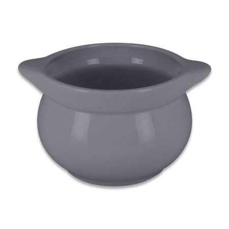 Емкость для запекания / подачи без крышки серая RAK Porcelain «Chefs Fusion Stone», D=10,6 см, 450 м