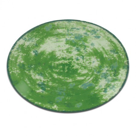 Тарелка овальная зеленая RAK Porcelain «Peppery», 32x23 см