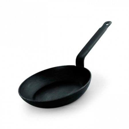 Сковорода лионская с высоким бортом из черной стали WAS, D=20 см, Н=4 см