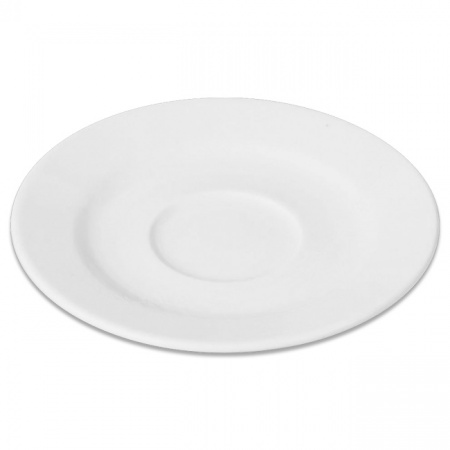 Блюдце круглое SandStone «Белый», D=16 см