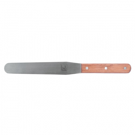 Нож-лопатка кондитерская металлическая с деревянной ручкой 35 см, P.L. - Proff Chef Line