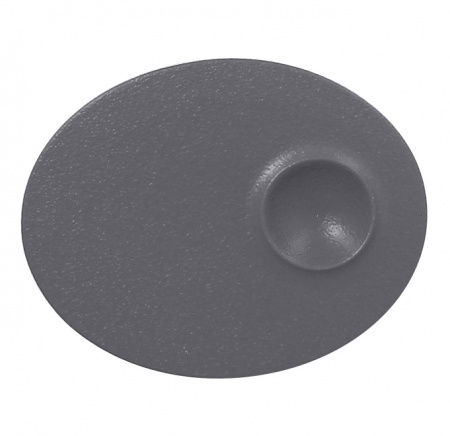 Тарелка овальная плоская RAK Porcelain «NeoFusion Stone», 18x11 см