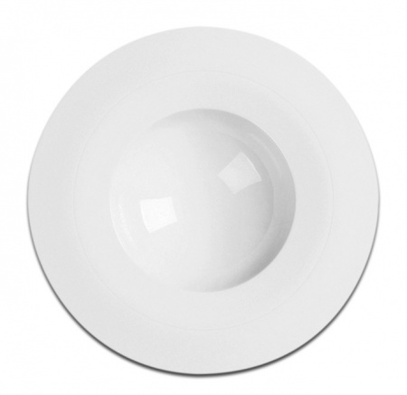 Тарелка круглая глубокая RAK Porcelain «White Gold», D=29 см